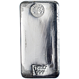 Perth Mint Silver Bar - 1 kg