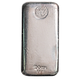 20 oz Perth Mint Silver Bullion Bar