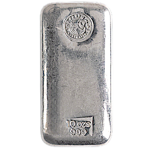 10 oz Perth Mint Silver Bullion Bar