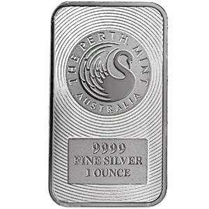 1 oz Perth Mint Silver Bullion Bar