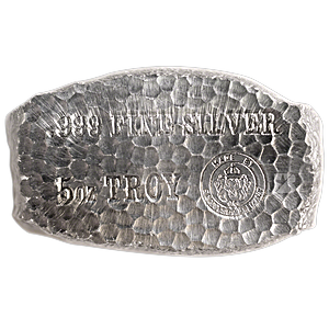 5 oz Scottsdale Tombstone Series Silver Bullion Bar