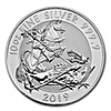 United Kingdom Silver Valiant 2019 - Circulated in Good Condition - 10 oz United Kingdom Silver Valiant 2019 - Circulated in Good Condition - 10 oz