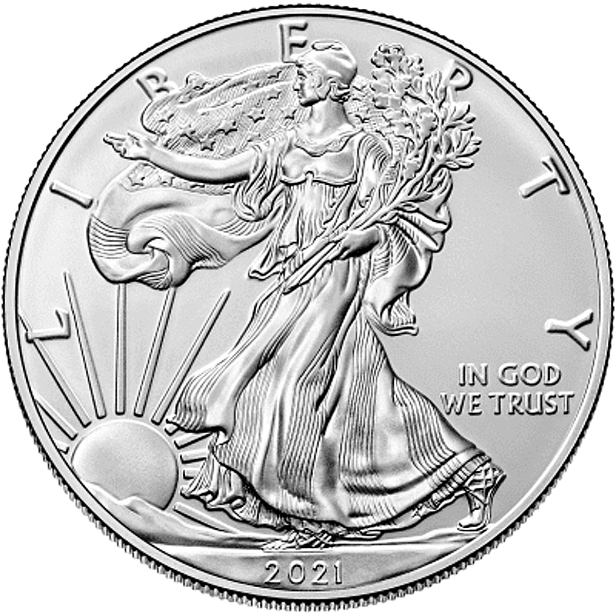 American Silver Eagle 2021 1 Oz BullionStar Singapore