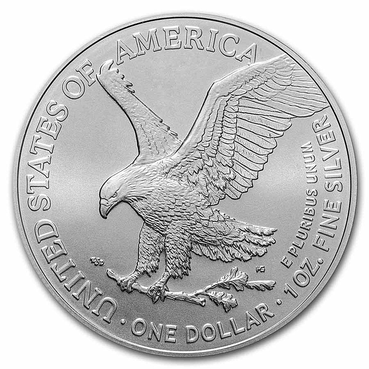 American Silver Eagle 2021 Type 2 1 oz BullionStar
