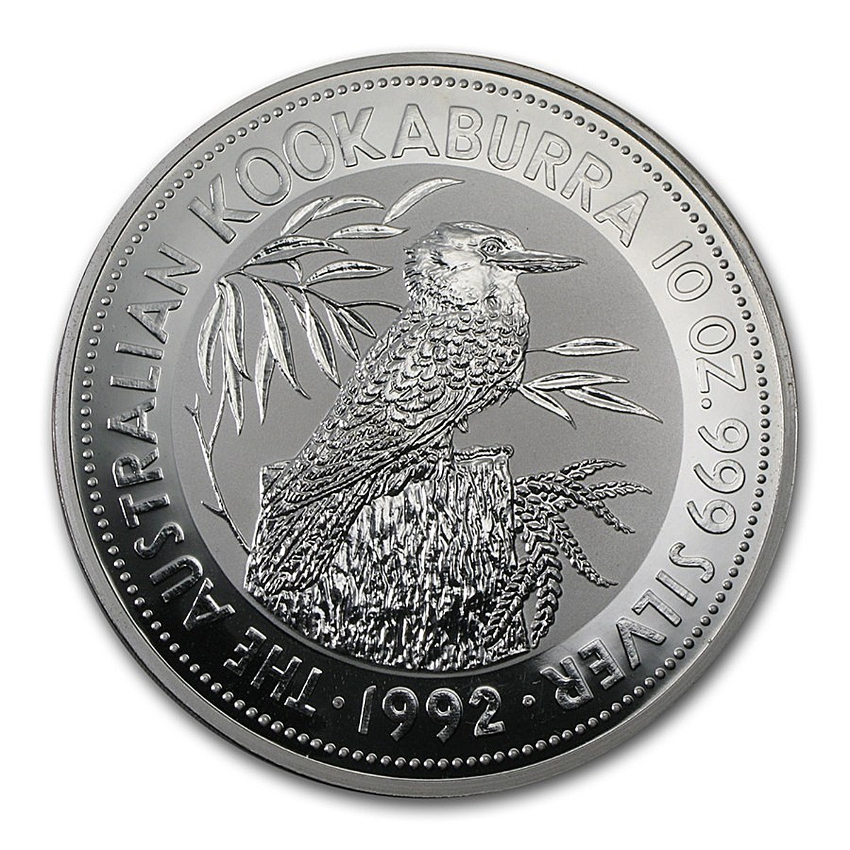 Australian Silver Kookaburra 1992 10 oz BullionStar