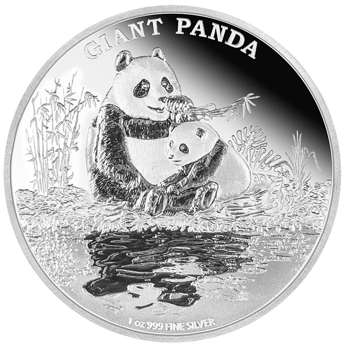 Niue Silver Endangered Species Giant Panda 2016 - 1 oz