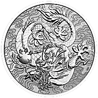 Australian Silver Chinese Myths and Legends 2021 - Dragon - 1 oz Australian Silver Chinese Myths and Legends 2021 - Dragon - 1 oz