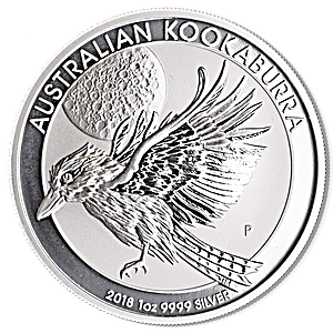 2018 1 oz Australian Silver Kookaburra Bullion Coin