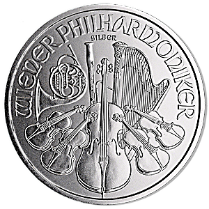 2018 1 oz Austrian Silver Philharmonic Bullion Coin