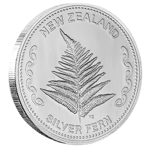 1 oz New Zealand Silver Fern Bullion Coin