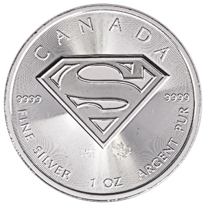 2016 1 oz Canadian Silver Superman Bullion Coin