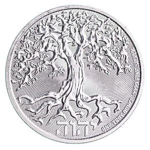 2022 1 oz Niue Silver Tree of Life Bullion Coin (Pre-Owned in Good Condition)