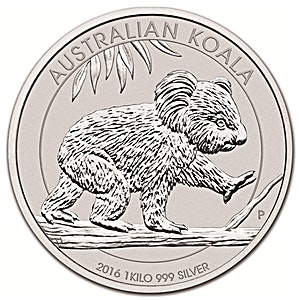 Australian Silver Koala 2016 - 1 kg Australian Silver Koala 2016 - 1 kg