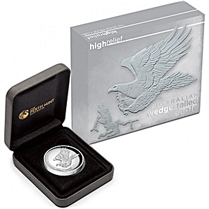 2015 1 oz Australian Wedge Tailed Eagle High-Relief Silver Coin