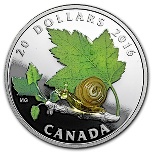 2016 1 oz Canadian $20 Little Creatures 