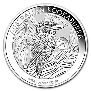 Australian Silver Kookaburra 2014 - Horse Privy - 1 oz Australian Silver Kookaburra 2014 - Horse Privy - 1 oz