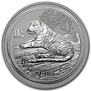 2010 5 oz Australian Lunar Series 