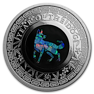 2018 1 oz Australia Opal Lunar Series 
