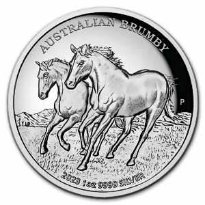 2023 1 oz Australian Silver Brumby Coin (Pre-Owned in Good Condition)