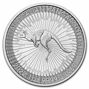2022 1 oz Australian Silver Kangaroo Bullion Coin