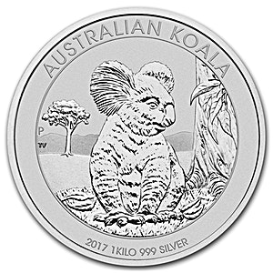 Australian Silver Koala 2017 - 1 kg Australian Silver Koala 2017 - 1 kg