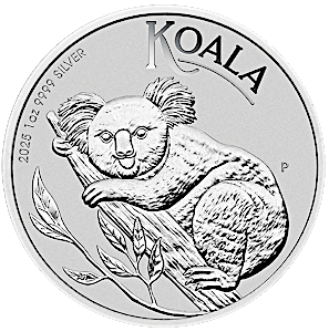 2025 1 oz Australian Silver Koala Bullion Coin