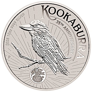 2025 10 oz Australian Silver Kookaburra Bullion Coin