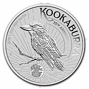 2025 1 Kilogram Australian Silver Kookaburra Bullion Coin