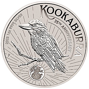 2025 1 oz Australian Silver Kookaburra Bullion Coin