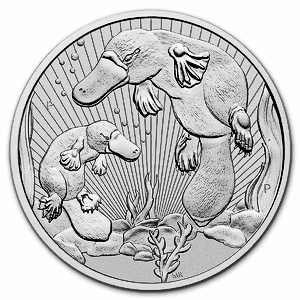 2021 2 oz Australian Silver Platypus Coin