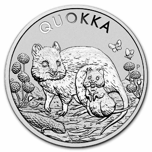 2021 1 oz Australia Quokka Silver Bullion Coin