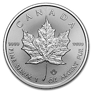 2025 1 oz Canadian Silver Maple Leaf Bullion Coin