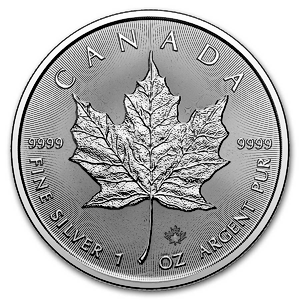 2025 1 oz Canadian Silver Maple Leaf Bullion Coin
