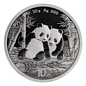 2026 30 Gram Chinese Silver Panda Bullion Coin