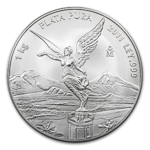 2011 1 Kilogram Mexican Silver Libertad Bullion Coin