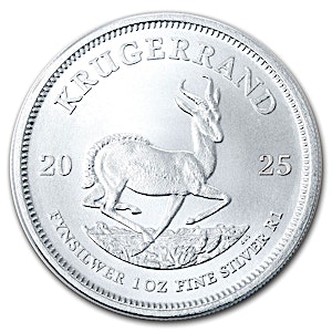 2025 1 oz South African Silver Krugerrand Bullion Coin