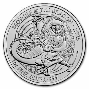 2025 1 oz United Kingdom Myths & Legends 