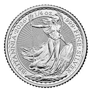 2026 1/4 oz United Kingdom Silver Britannia Bullion Coin