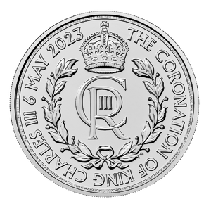 2023 1 oz United Kingdom The Coronation of His Majesty King Charles III Silver Coin (Pre-Owned in Good Condition)