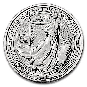 2018 1 oz United Kingdom Silver Oriental Britannia Bullion Coin