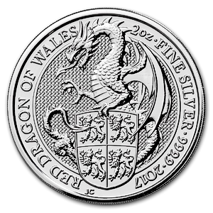 2017 2 oz United Kingdom Queen's Beast Series 