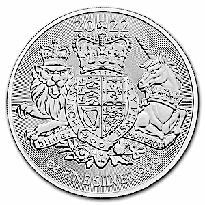United Kingdom Silver Royal Arms 2022 - 1 oz 