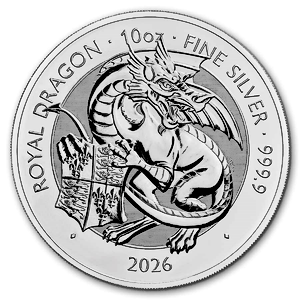 2026 10 oz United Kingdom Tudor Beasts 