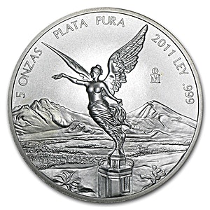 Mexican Silver Libertad 2011 - 5 oz Mexican Silver Libertad 2011 - 5 oz