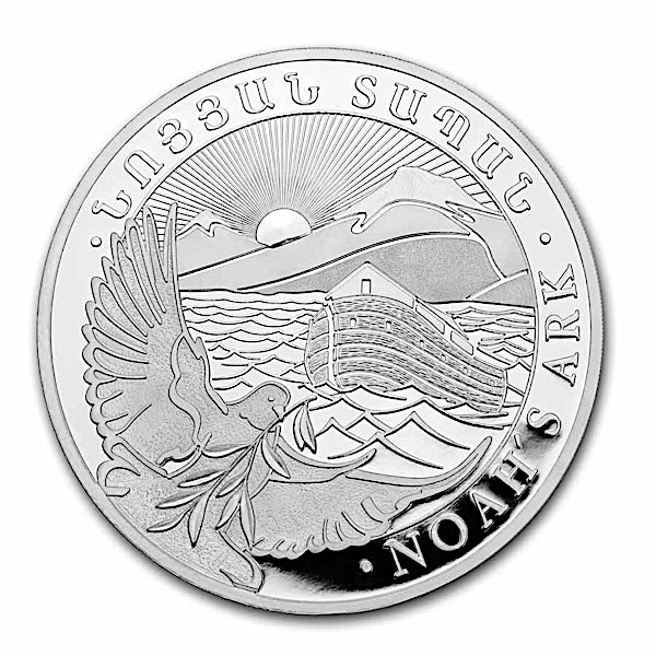 Buy 2024 1 Kilogram Armenian Silver Noah's Ark Bullion Coin