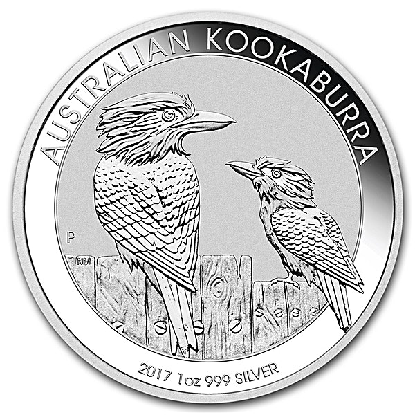 Australian Silver Kookaburra 2017 - 1 oz Australian Silver Kookaburra 2017 - 1 oz