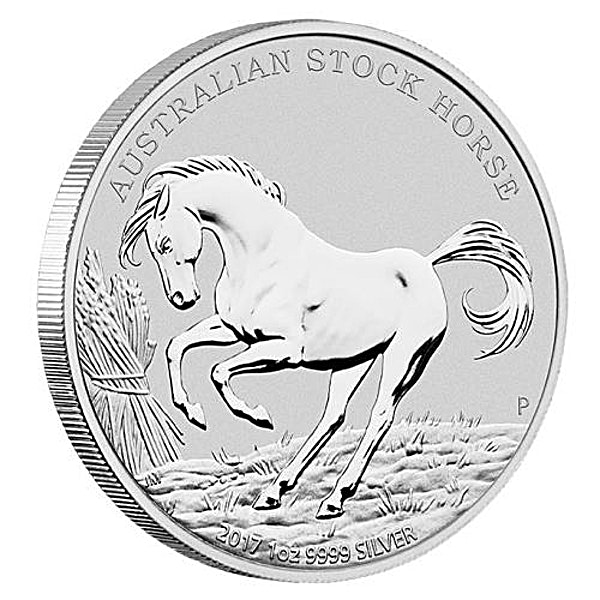Australian Silver Stock Horse 2017 - 1 oz Australian Silver Stock Horse 2017 - 1 oz