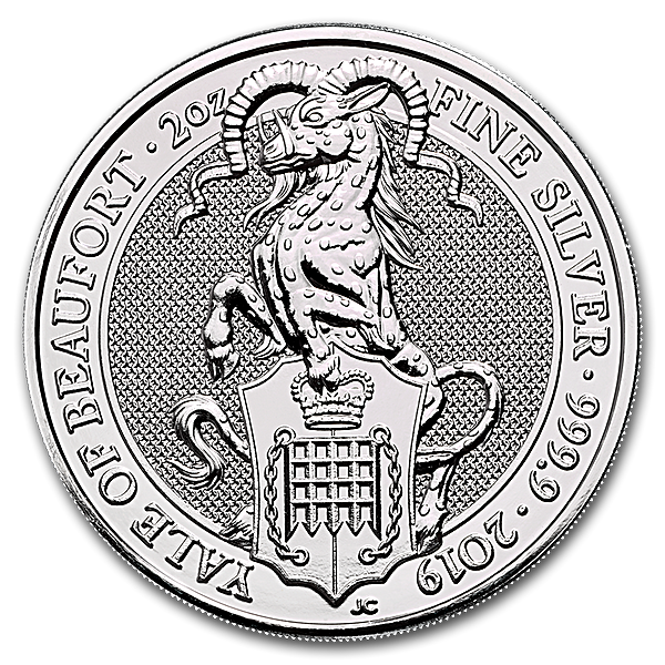 United Kingdom Silver Queen's Beast 2019 - The Yale - 2 oz United Kingdom Silver Queen's Beast 2019 - The Yale - 2 oz