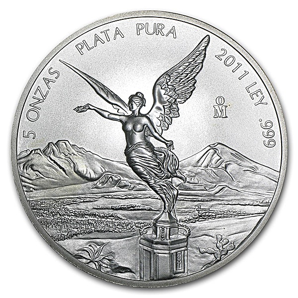 Mexican Silver Libertad 2011 - 5 oz Mexican Silver Libertad 2011 - 5 oz