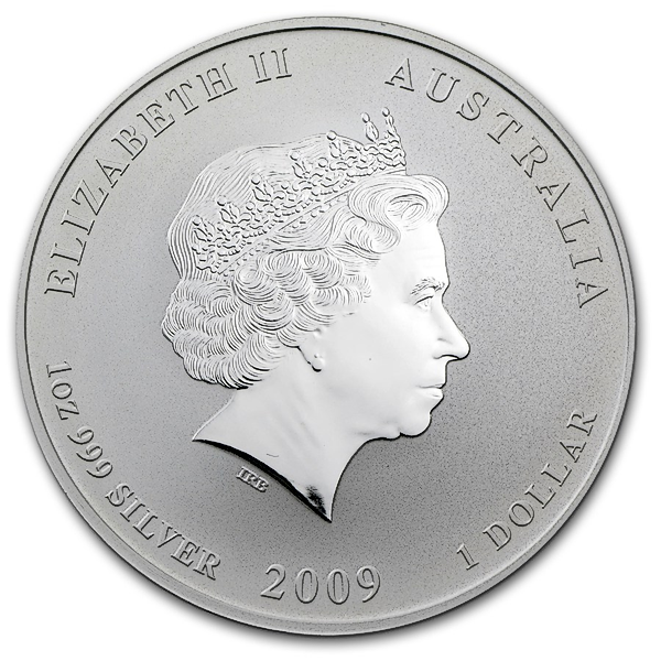 Australian Silver Lunar Series 2009 - Year of the Ox - Circulated